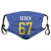 Justin Dedich Los Angeles Rams  Face Mask - Royal