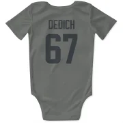 Justin Dedich Los Angeles Rams  Infant & Newborn Bodysuit - Gray