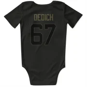 Justin Dedich Los Angeles Rams  Service Infant & Newborn Bodysuit - Black