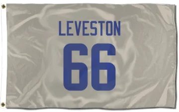 KT Leveston Los Angeles Rams   Bone Flag (3 X 5)