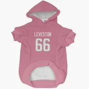 KT Leveston Los Angeles Rams  Dog & Cat Pet Hoodie - Pink