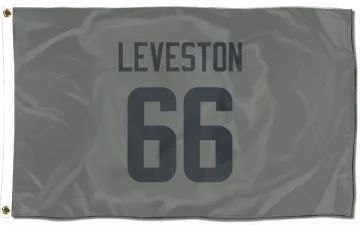 KT Leveston Los Angeles Rams  Flag (3 X 5) - Gray