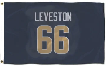 KT Leveston Los Angeles Rams  Flag (3 X 5) - Navy