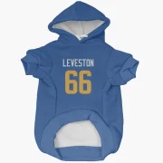 KT Leveston Los Angeles Rams   Royal  Dog & Cat Pet Hoodie - Gold