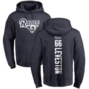 KT Leveston Men's Los Angeles Rams Pro Line Backer Pullover Hoodie Navy