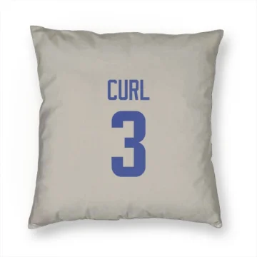 Kamren Curl Los Angeles Rams   Bone Pillow Cover (18 X 18)