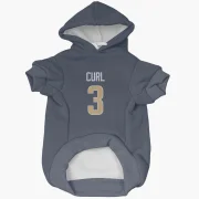 Kamren Curl Los Angeles Rams  Dog & Cat Pet Hoodie - Navy