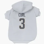 Kamren Curl Los Angeles Rams  Dog & Cat Pet Hoodie - White