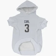 Kamren Curl Los Angeles Rams  Dog & Cat Pet Hoodie - White