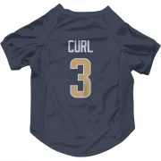 Kamren Curl Los Angeles Rams  Dog & Cat Pet Jersey - Navy