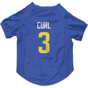 Kamren Curl Los Angeles Rams  Dog & Cat Pet Jersey - Royal