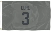 Kamren Curl Los Angeles Rams  Flag (3 X 5) - Gray