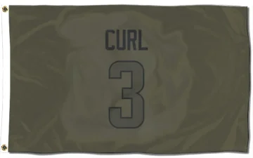 Kamren Curl Los Angeles Rams  Flag (3 X 5) - Olive