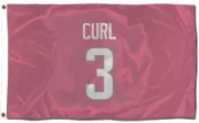 Kamren Curl Los Angeles Rams  Flag (3 X 5) - Pink