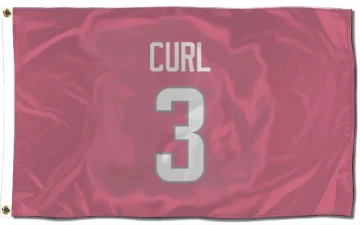 Kamren Curl Los Angeles Rams  Flag (3 X 5) - Pink