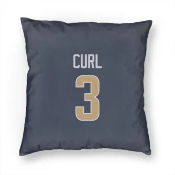 Kamren Curl Los Angeles Rams  Pillow Cover (18 X 18) - Navy