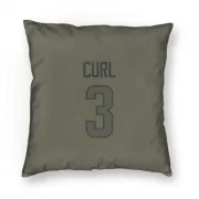 Kamren Curl Los Angeles Rams  Pillow Cover (18 X 18) - Olive