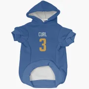 Kamren Curl Los Angeles Rams   Royal  Dog & Cat Pet Hoodie - Gold