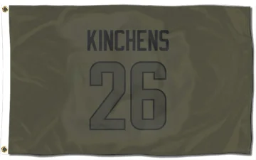 Kamren Kinchens Los Angeles Rams  Flag (3 X 5) - Olive