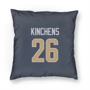 Kamren Kinchens Los Angeles Rams  Pillow Cover (18 X 18) - Navy