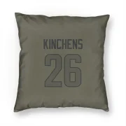 Kamren Kinchens Los Angeles Rams  Pillow Cover (18 X 18) - Olive