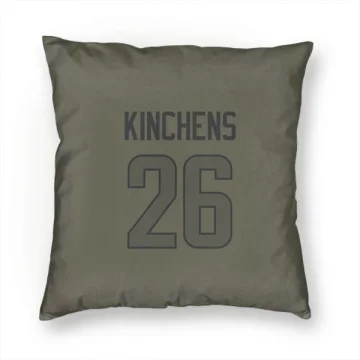 Kamren Kinchens Los Angeles Rams  Pillow Cover (18 X 18) - Olive