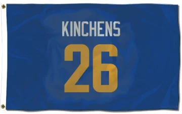 Kamren Kinchens Los Angeles Rams   Royal  Flag (3 X 5) - Gold