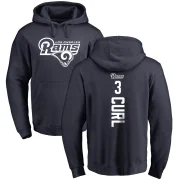 Kamren Curl Men's Los Angeles Rams Pro Line Backer Pullover Hoodie Navy