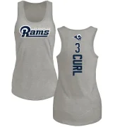 Kamren Curl Women's Los Angeles Rams Backer Tank Top - Ash