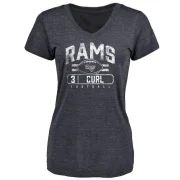 Kamren Curl Women's Los Angeles Rams Flanker T-Shirt - Navy