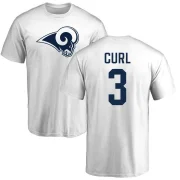 Kamren Curl Youth Los Angeles Rams Logo T-Shirt - White