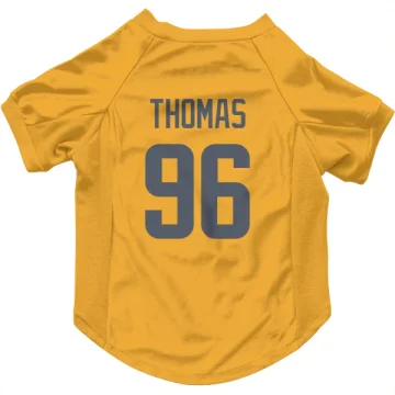 Keir Thomas Los Angeles Rams  Dog & Cat Pet Jersey - Gold