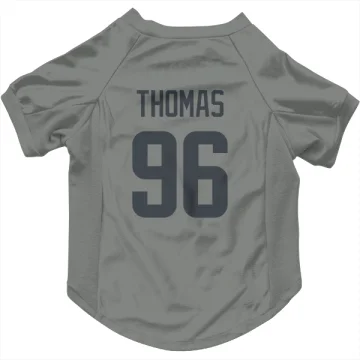 Keir Thomas Los Angeles Rams  Dog & Cat Pet Jersey - Gray