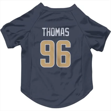 Keir Thomas Los Angeles Rams  Dog & Cat Pet Jersey - Navy