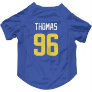 Keir Thomas Los Angeles Rams  Dog & Cat Pet Jersey - Royal