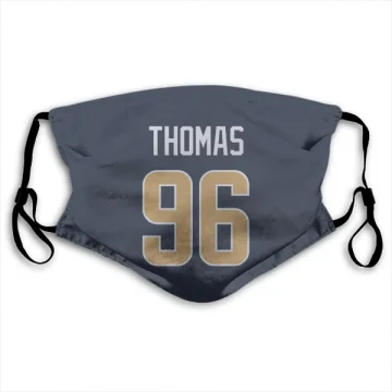 Keir Thomas Los Angeles Rams  Face Mask - Navy