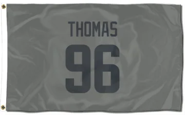 Keir Thomas Los Angeles Rams  Flag (3 X 5) - Gray