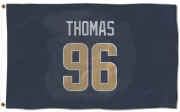 Keir Thomas Los Angeles Rams  Flag (3 X 5) - Navy