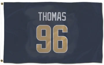 Keir Thomas Los Angeles Rams  Flag (3 X 5) - Navy