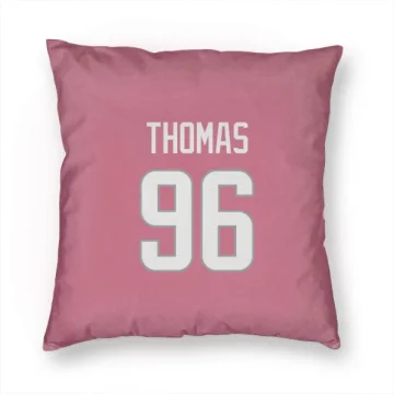 Keir Thomas Los Angeles Rams  Pillow Cover (18 X 18) - Pink