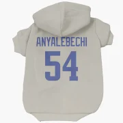 Kelechi Anyalebechi Los Angeles Rams   Bone Dog & Cat Pet Hoodie