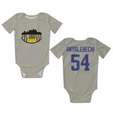 Kelechi Anyalebechi Los Angeles Rams   Bone Infant & Newborn Bodysuit