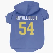 Kelechi Anyalebechi Los Angeles Rams  Dog & Cat Pet Hoodie - Royal