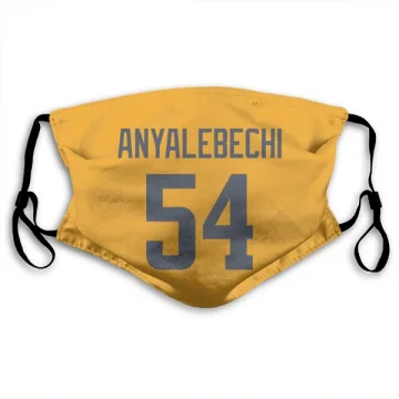 Kelechi Anyalebechi Los Angeles Rams  Face Mask - Gold