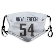 Kelechi Anyalebechi Los Angeles Rams  Face Mask - White