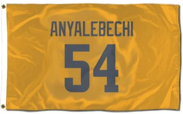 Kelechi Anyalebechi Los Angeles Rams  Flag (3 X 5) - Gold