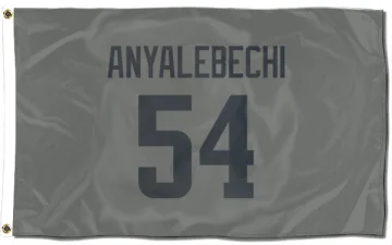 Kelechi Anyalebechi Los Angeles Rams  Flag (3 X 5) - Gray