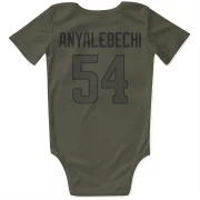 Kelechi Anyalebechi Los Angeles Rams  Infant & Newborn Bodysuit - Olive