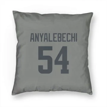 Kelechi Anyalebechi Los Angeles Rams  Pillow Cover (18 X 18) - Gray