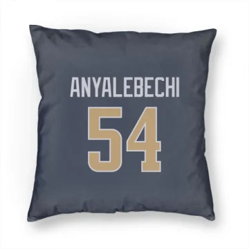 Kelechi Anyalebechi Los Angeles Rams  Pillow Cover (18 X 18) - Navy